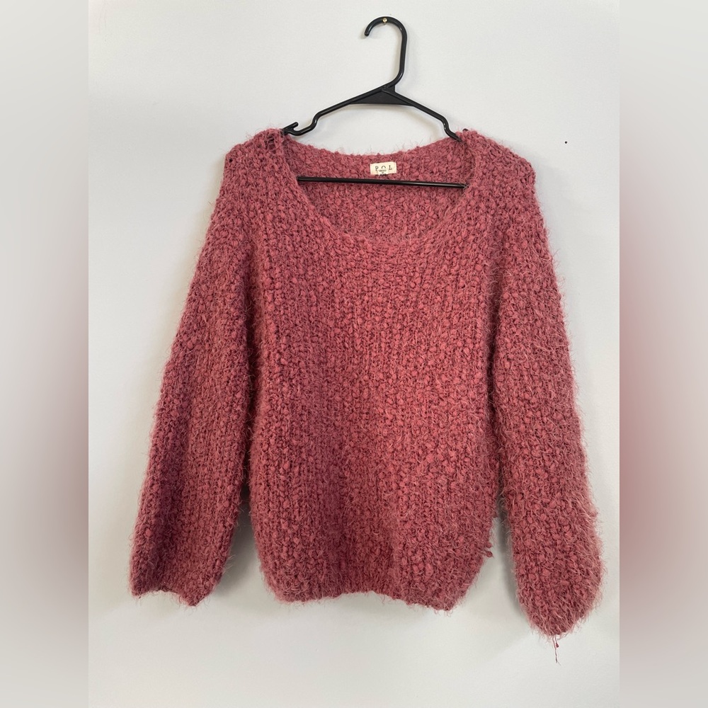 POL dusty rose pink soft cozy sweater 
Gently worn 
Size M Medium